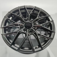 Rines de Aleación Negros Nuevos de 17-18 Pulgadas, Fabricación por Flujo, Personalizados OEM ODM, Ajuste Universal para Autos y SUVs