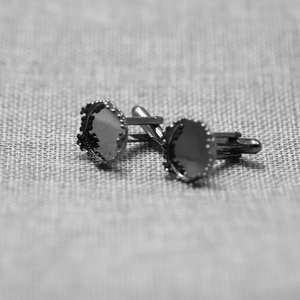 Bouton de fermeture blanc 14mm réglage <span class=keywords><strong>ong</strong></span> manches boutonné dos résultats bouton de manchette bouton de manchette simple - Product Image 4