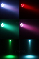 Shehds IP65 Par lumière DMX 512 extérieur étanche Led Par peut lumières 6In1 Rgbwa Uv Led Dj éclairage de scène équipement professionnel