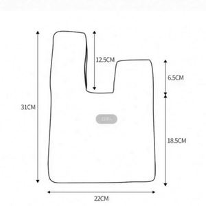 Sac à poignet noué en toile de coton écologique, style japonais, personnalisable, couleur unie, en tissu réutilisable, nouvelle collection, offre spéciale - Product Image 6