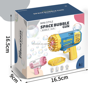 Máquina <span class=keywords><strong>de</strong></span> Burbujas Eléctrica Automática <span class=keywords><strong>de</strong></span> 40 Agujeros, <span class=keywords><strong>Pistola</strong></span> <span class=keywords><strong>de</strong></span> Burbujas con Luz, Popular Máquina para Hacer Burbujas - Product Image 5