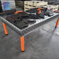 Table de travail Robot Flexible TKweld 3D/2D certifiée CE 2000*1000*200mm Stations de soudage par nitruration personnalisables en fonte Nouveau