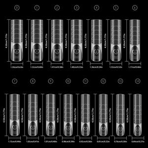120 Uds./caja Puntas <span class=keywords><strong>de</strong></span> <span class=keywords><strong>Uñas</strong></span> Francesas para Extensión, Doble Molde, 15 Tamaños, Molde <span class=keywords><strong>de</strong></span> Gel para Construcción Rápida <span class=keywords><strong>de</strong></span> <span class=keywords><strong>Uñas</strong></span> - Product Image 5