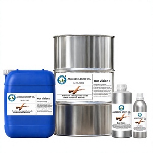 Aceite Esencial de Raíz de Angélica 100% Puro de Grado Aromaterapia, Aceite Natural Destilado al Vapor - Para Aplicaciones Cosméticas - India - Product Image 1