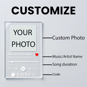 Llavero de Acrílico Transparente Personalizado de Alta Calidad con Nombre de Artista Musical, Portada de Álbum Impresa, Anillo para Llaves Personalizado - Product Image 5