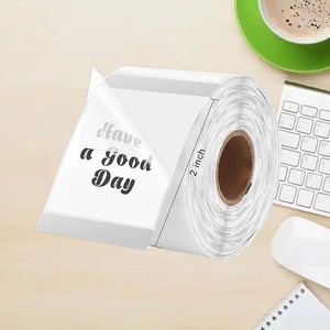 Papier thermique blanc en rouleau pour transfert industriel <span class=keywords><strong>Antac</strong></span>, taille personnalisée, forte adhérence, application logistique, modèle de marque LTLL - Product Image 1