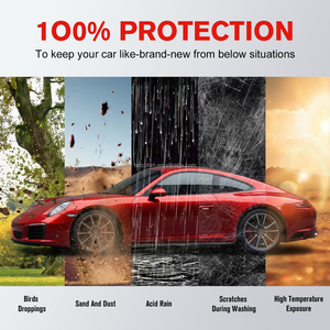 Premium PET Ceramics Vehicle <b>Wrap</b> Easy Install No Residue Partial - Product Image 4