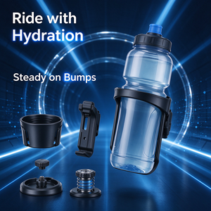 Soporte duradero para bebidas para bicicleta eléctrica, soporte ajustable para botella de agua para motocicleta - Product Image 1