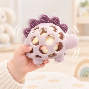 Manufacturer Food Grade Baby Teether <b>Toy</b> Animal Dinosaur Silicone Sensory Chew Infant <b>Teething</b> <b>Toys</b> for Babies - Product Image 3