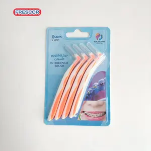 Toothbrush approved adult use 3pc/4pc/6pc/8pc/10pc dental disposable interdental brush with cover