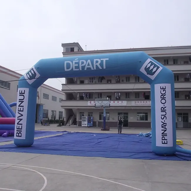 Aangepaste Outdoor Sport Racing Sponsor Boog Inflatables Reclame Voor Start En Finish