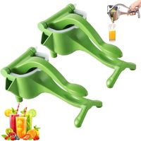 Multifunctionele handmatige citruspers voor sinaasappels, citroenen en fruit, duurzaam plastic (PP), huishoudelijk gebruik, klein keukenhulpmiddel, handbediend