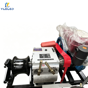Treuil à câble motorisé YILI de qualité utilitaire, 8 <span class=keywords><strong>tonnes</strong></span>, moteur diesel, essence ou électrique, pour le tirage de lignes électriques souterraines - Product Image 1