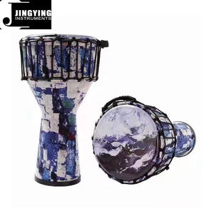 2024 Jingying Music Latin Drums Series, venta al por mayor 8/10 pulgadas Color Niños African Drum PVC Professional African Drums - Product Image 5