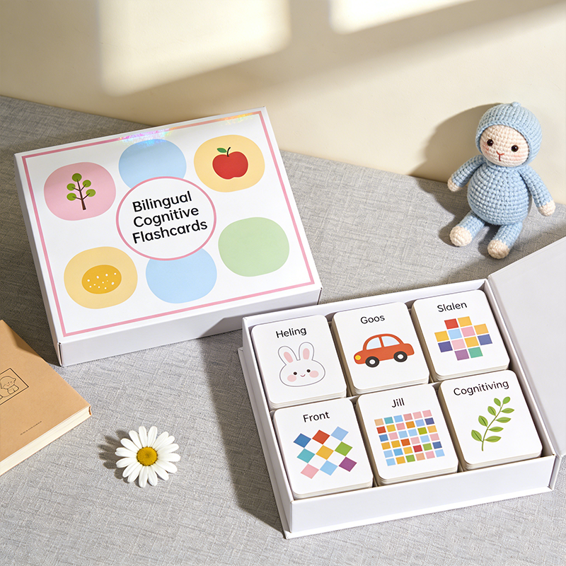 Custom Printed Paper Flash Cards Cognitive