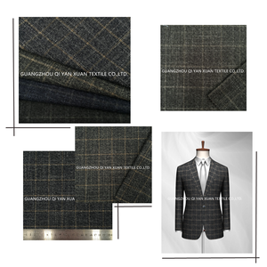 Chaqueta con <span class=keywords><strong>mango</strong></span> de Cachemira T 70 R 30 para <span class=keywords><strong>hombre</strong></span>, chaqueta de Poliéster Viscosa mezclada a cuadros británicos, fabricante de tela de <span class=keywords><strong>abrigo</strong></span>, novedad de invierno - Product Image 1