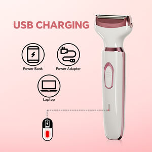 <span class=keywords><strong>Lady</strong></span> <span class=keywords><strong>Shaver</strong></span> Neues Modell USB-Aufladung Rasieren Schmerzlose Frauen Home Foil Elektro rasierer - Product Image 2