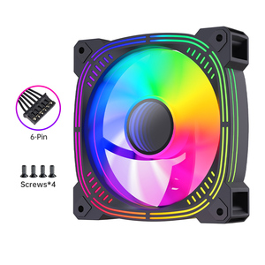 Snowman zf120 bán buôn bán hàng trực tiếp PC 6pin RGB trường hợp Fan ống kính vô hạn chơi game máy tính trường hợp người hâm mộ hỗ trợ PWM 120mm PC <span class=keywords><strong>CPU</strong></span> Fan - Product Image 3