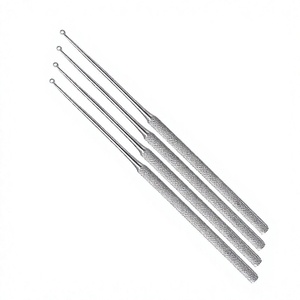 Cureta para Oído, Punta Recta, Alta Calidad, 10 Piezas, Juego Ortopédico de 6.5 Pulgadas, Acero Inoxidable, Certificado CE - Product Image 2