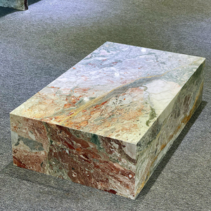 Goldtop phổ biến tùy chỉnh thiết kế màu đỏ đá cẩm thạch bảng Top đánh bóng sang trọng bốn mùa màu hồng Đá Cẩm Thạch plith cho khách sạn biệt thự - Product Image 6