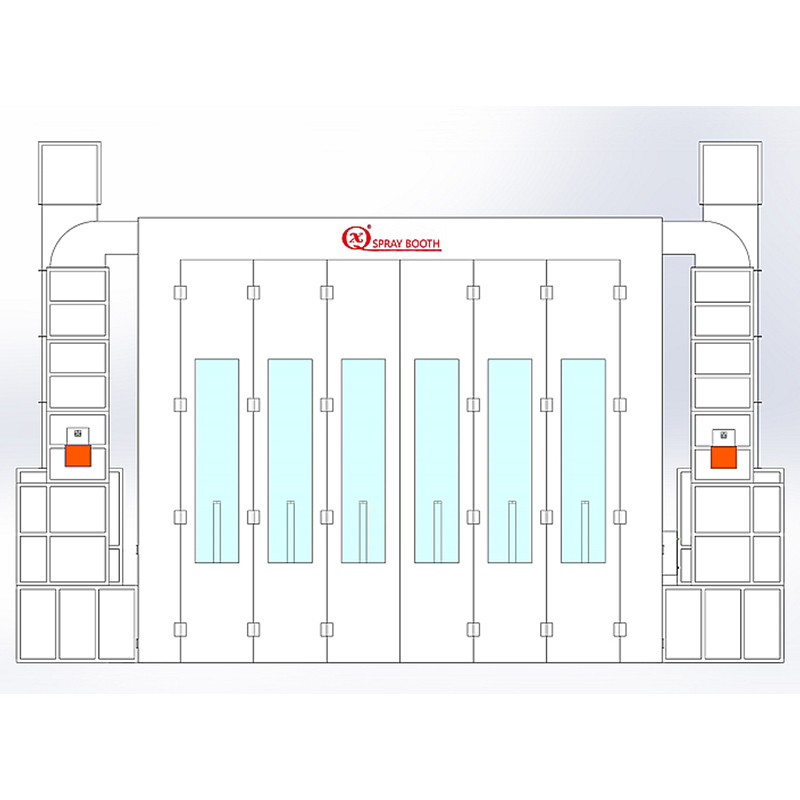 Оборудование для покраски большого размера для автобусов и грузовиков