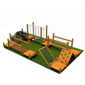 大型木制游乐园制造商为儿童提供木制游乐园设备