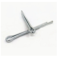 Galvanized Steel Cotter Pin Split Pin Zinc Plated Locking Fastener for Automotive Shaft Assembly ISO9001 Certified