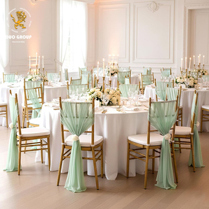 Fundas <span class=keywords><strong>de</strong></span> Silla <span class=keywords><strong>de</strong></span> Chifón para Boda, Decoración <span class=keywords><strong>de</strong></span> Pasillo, Tela para Drapeado, Fundas <span class=keywords><strong>de</strong></span> Silla <span class=keywords><strong>de</strong></span> Tul para <span class=keywords><strong>Fiestas</strong></span>, Ceremonias y <span class=keywords><strong>Banquetes</strong></span> - Product Image 2