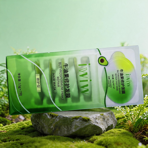 Crème réparatrice pour cheveux à l'avocat, extraits naturels de plantes, nourrit et fortifie en profondeur, emballage en capsule - Product Image 5