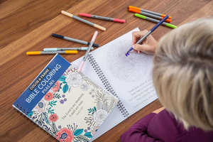 Libro da Colorare Personalizzato con Salmi Biblici, Rilegatura a Spirale, Pagine da Colorare con Mandala Floreale, Libro da Disegno con Scritture, Fornitura OEM di Fabbrica - Product Image 4