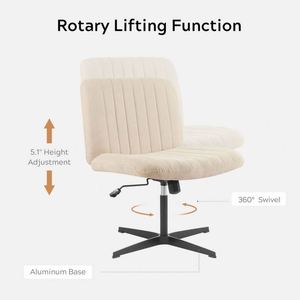 Fauteuil d'appoint de luxe en velours <span class=keywords><strong>blanc</strong></span>, dossier mi-haut, sans accoudoirs, avec pieds en fer noir, pour salon et chambre – Chaises de salon de style moderne - Product Image 5