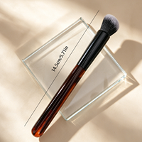 Pinceaux de maquillage écologiques en acétate pour correcteur et illuminateur, synthétiques de qualité supérieure, avec logo personnalisé, usine OEM et ODM