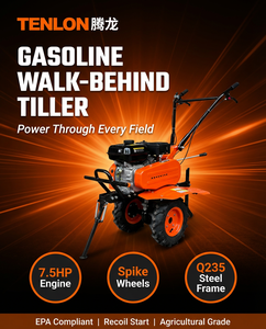 Cultivador a Gasolina de 7HP TL500GY con Transmisión por Correa, Rotocultivador de 212cc para Jardinería Profesional y Paisajismo, Europa, Alemania - Product Image 1
