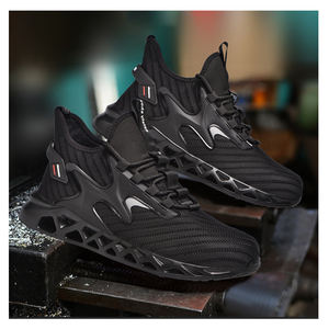 أساس أنيق للرجال خفيف الوزن مقاوم للثقب من الفولاذ المقاوم للثقب ، شبكي صناعي قابل للتنفس من المطاط للشتاء/إيفا - Product Image 4