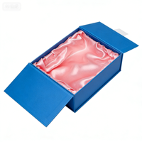 Trouvez une boîte à rabat magnétique pliable similaire à l'Icon Foldable, avec fermeture à ruban, haut de gamme, pour cadeau d'anniversaire, entièrement faite à la main, en papier artistique.