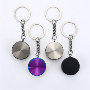 Custom 30mm Zinc Alloy Double Layer Keychain Grinder Herb Smoking Accessories - Product Image 1