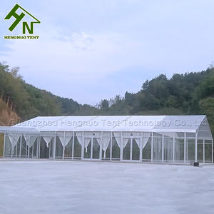Tente <span class=keywords><strong>de</strong></span> noce <span class=keywords><strong>de</strong></span> chapiteau d'alliage d'aluminium <span class=keywords><strong>de</strong></span> 15 x <span class=keywords><strong>de</strong></span> 20m avec les murs <span class=keywords><strong>de</strong></span> verre trempé et les portes en verre pour le banquet - Product Image 2