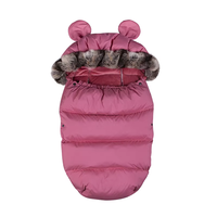Nouvelle gigoteuse d'hiver pour poussette bébé, grise, pour extérieur, avec rembourrage 100% polyester et coton PP, design sans manches