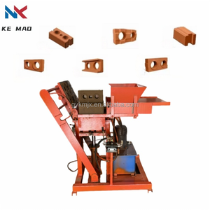 Venta caliente exportación <span class=keywords><strong>barro</strong></span> y suelo rojo máquina de formación automática hidráulica 380V/220V bloque de enclavamiento maquinaria de fabricación de ladrillos - Product Image 1