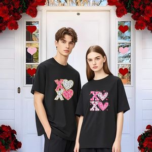Valentine's 3 Sheet Iron-On Heart Bow XOXO Design Heat Transfer Printed Polyvinyl Chloride Patches for T-Shirts Hats Jackets DIY - Product Image 5