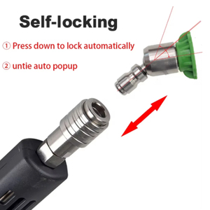 Gấu pha lê Mới Thép không gỉ karchers parkside áp lực cao Máy giặt Adapter phát hành nhanh chóng kết nối vòi phun cho xe <span class=keywords><strong>Hydro</strong></span> - Product Image 4