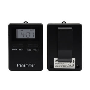 Émetteur Radio FM numérique diffusant 60-108Mhz AM FM Portable émetteur récepteur pour réunion événement voyage - Product Image 1