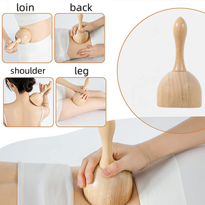 Holz massage werkzeuge Set 4 Stück Lymphatische Entgiftung Holz massage stab Anti Cellulite Massage gerät - Product Image 6