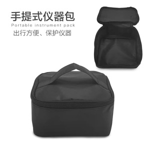 Bolsa de almacenamiento médico de tela negra, estuche portátil para instrumentos médicos y suministros de primeros auxilios - Product Image 4