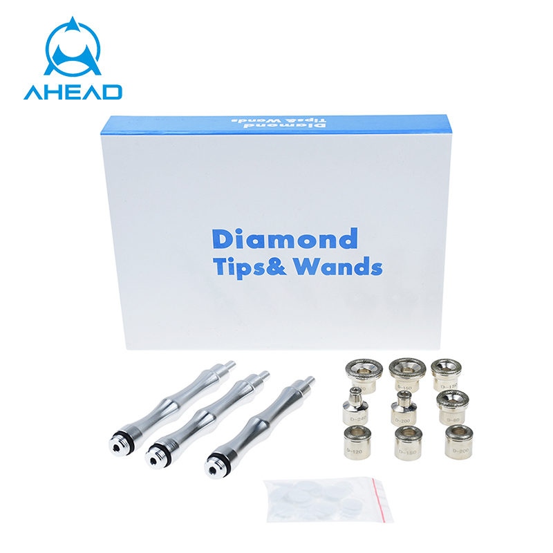 OEM оптовая продажа 9 шт. алмазными наконечниками и палочки Комплект алмазными наконечниками дермабразия машина аксессуар для средства для отшелушивания и омоложения кожи