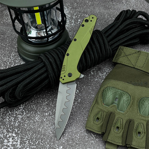 Ks dividende 1812 haute dureté 8Cr13MoV acier tranchant couteau pliant lame extérieur EDC chasse survie Camping couteau de poche personnalisé - Product Image 2