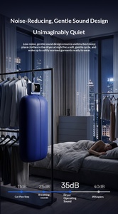 Séchoir à <span class=keywords><strong>linge</strong></span> portable pliable à double ventilateur <span class=keywords><strong>Pro</strong></span>, séchage rapide à haute pression d'air, idéal pour la maison, l'appartement <span class=keywords><strong>et</strong></span> les voyages - Product Image 3