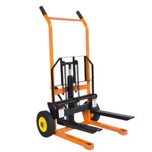 मैनुअल हाइड्रोलिक स्टेकर 0.4t 400kg लोड हैंड लिफ्ट ट्रक समायोज्य लिफ्ट के साथ हल्के स्टेकर - Product Image 3