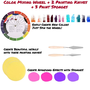 <span class=keywords><strong>Kit</strong></span> de peinture débardeurs, 48 pièces, artistes, dessin, pour adultes - Product Image 3