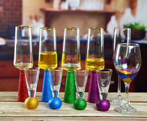 Di cristallo Gambo Flute di <span class=keywords><strong>Champagne</strong></span> di Vetro a Forma di Tulipano Da Cocktail Bicchieri di <span class=keywords><strong>Champagne</strong></span> Colorato Tazza di Vetro di <span class=keywords><strong>Champagne</strong></span> <span class=keywords><strong>Con</strong></span> Golden Rim - Product Image 2